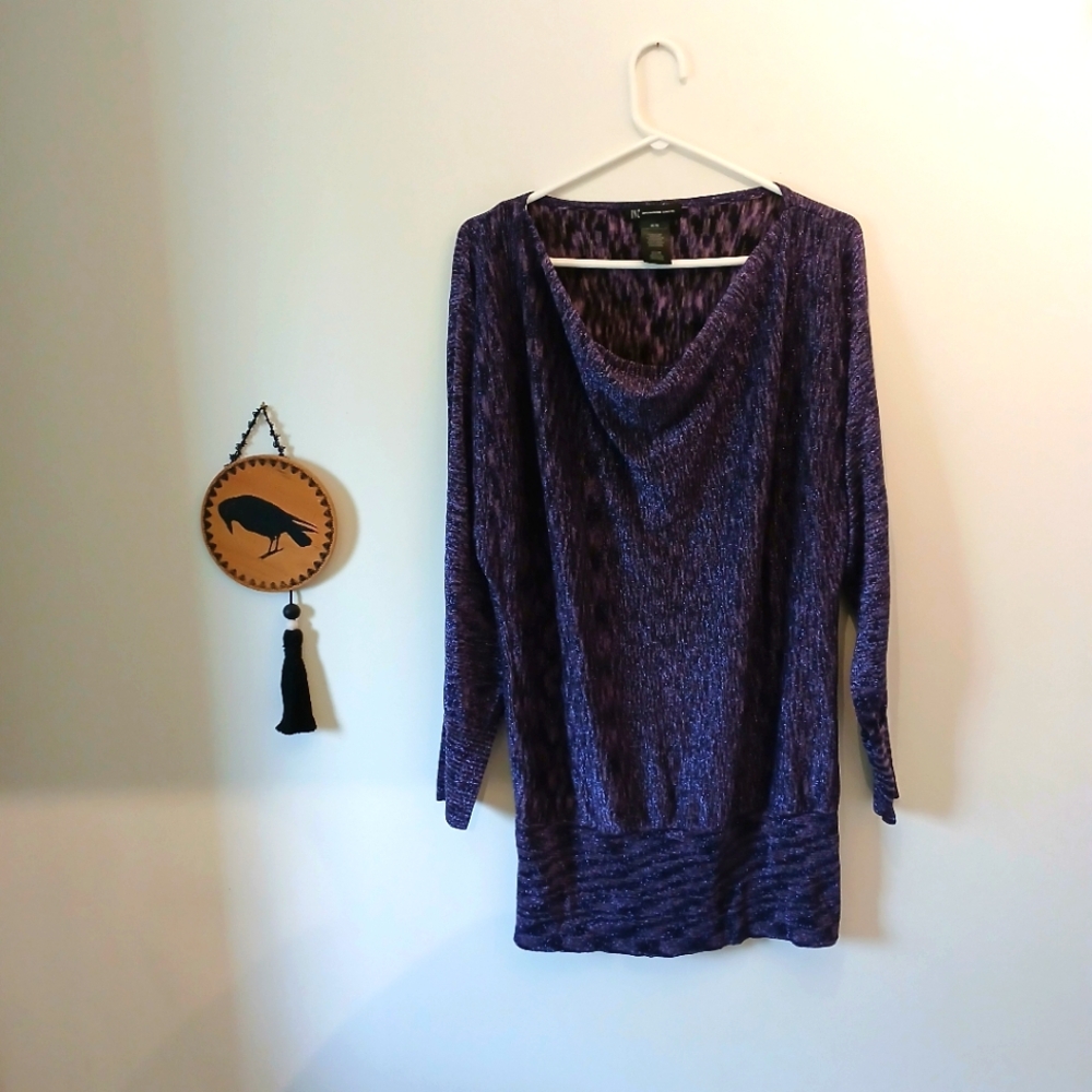 INC International Concepts Silk Glittery Dress